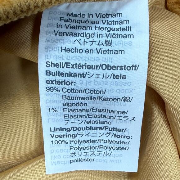 J.Crew Amber Yellow Corduroy Mini Skirt Women’s 28 Waist Classic Casual - Picture 6 of 6